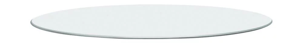 48" 6mm Round Clear Glass Table Top J253200