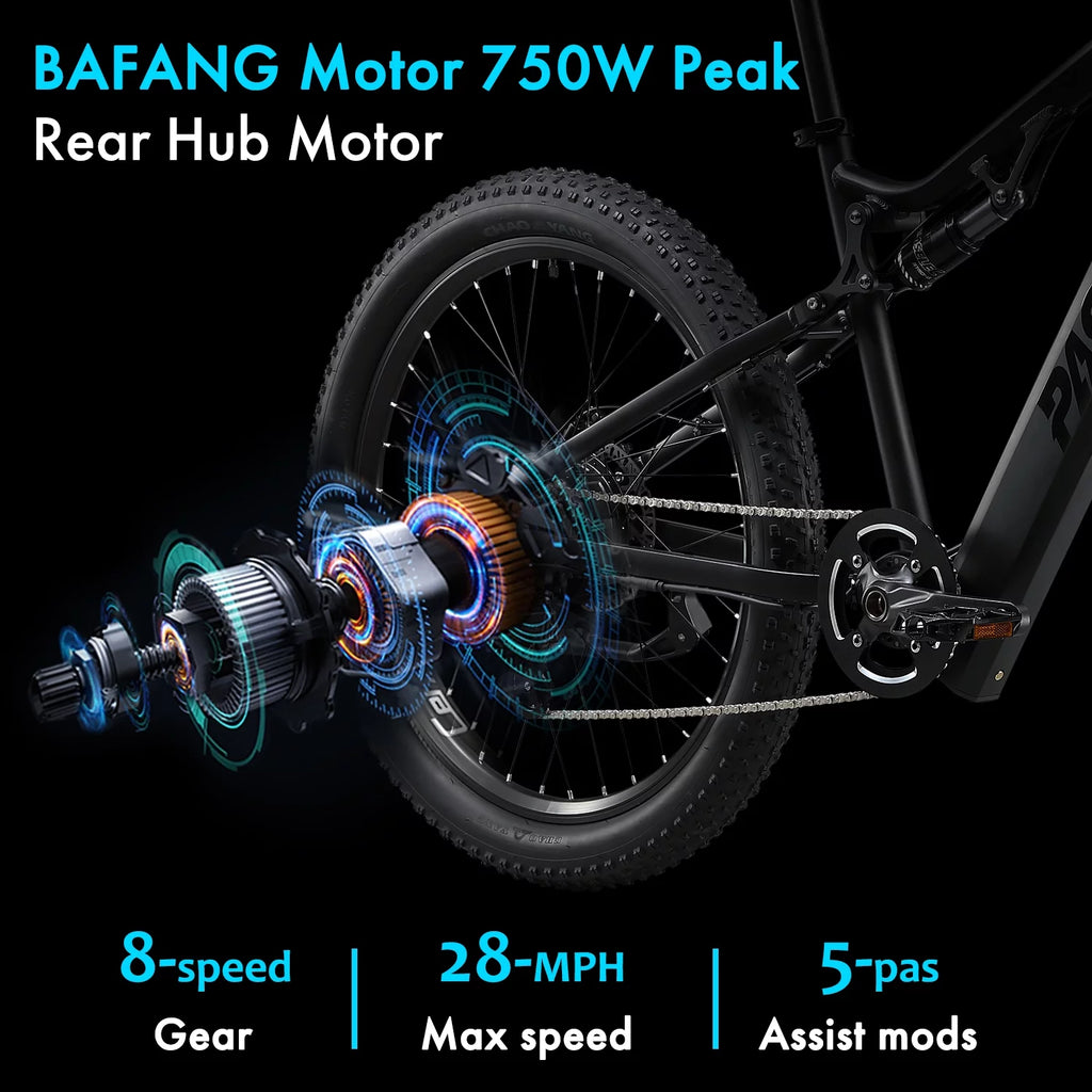 750W 27.5" Fat Tire Electric Mountain Bike H741992