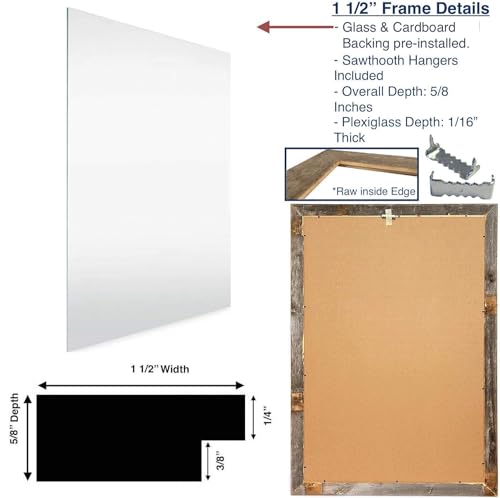 Natural Weathered Gray 11x14 Picture Frame U448