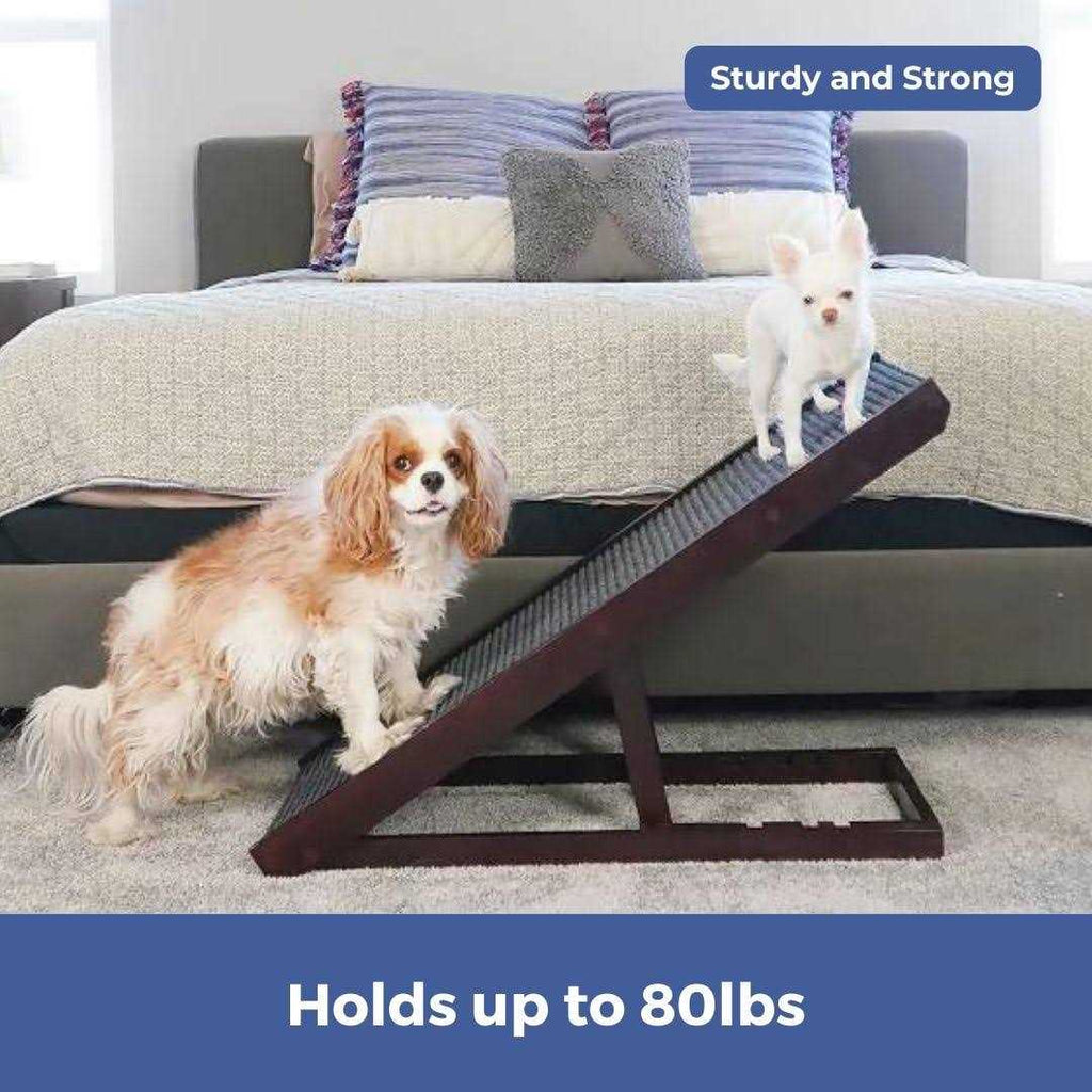 Natural Wood PawRamp for Small & Large Dogs T2312