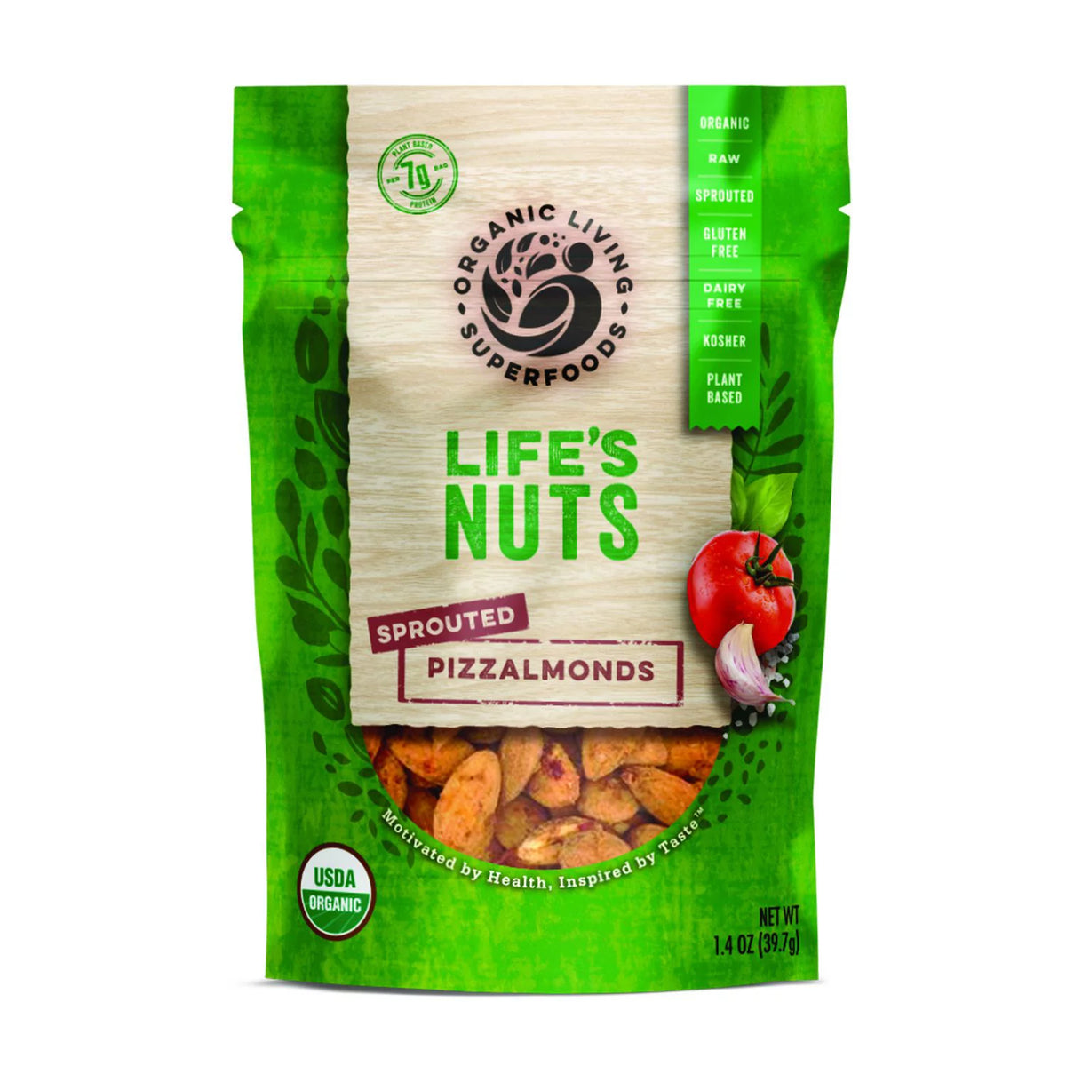 Organic Sprouted Salt & Vinegar Almonds 1.4oz T51480