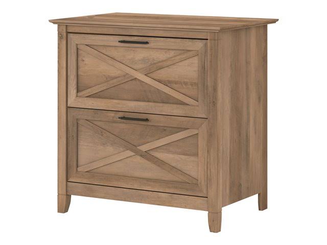 L Shaped Desk with 2 Drawer File Cabinet A9983