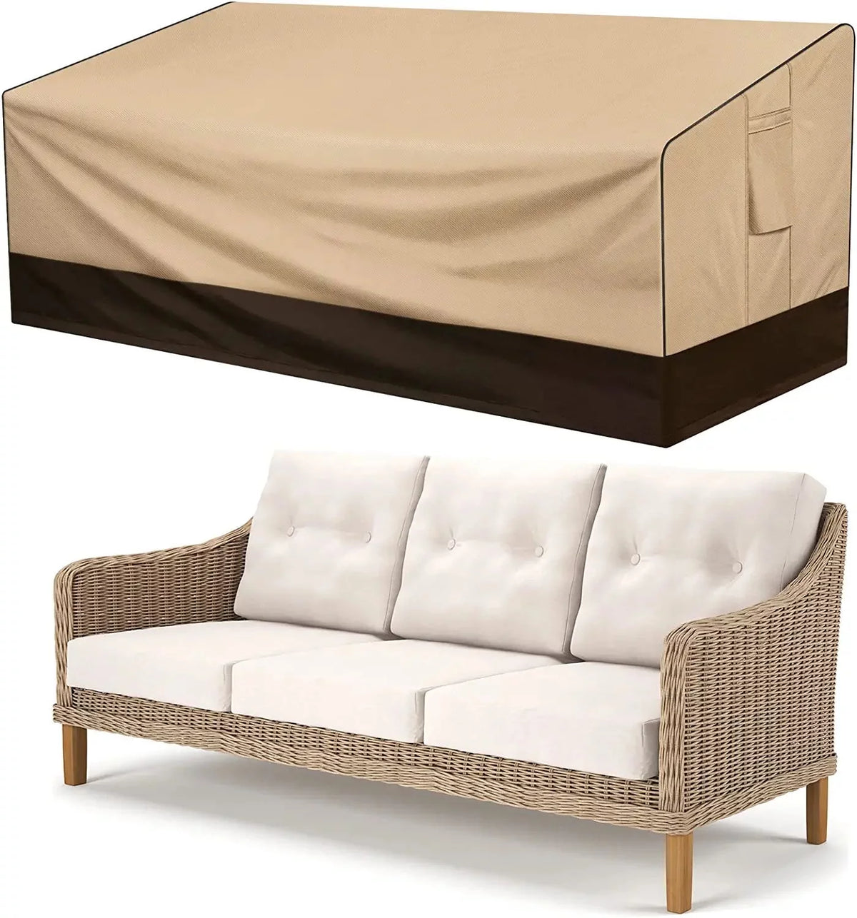 Waterproof 600D Heavy Duty Patio Furniture Cover W385