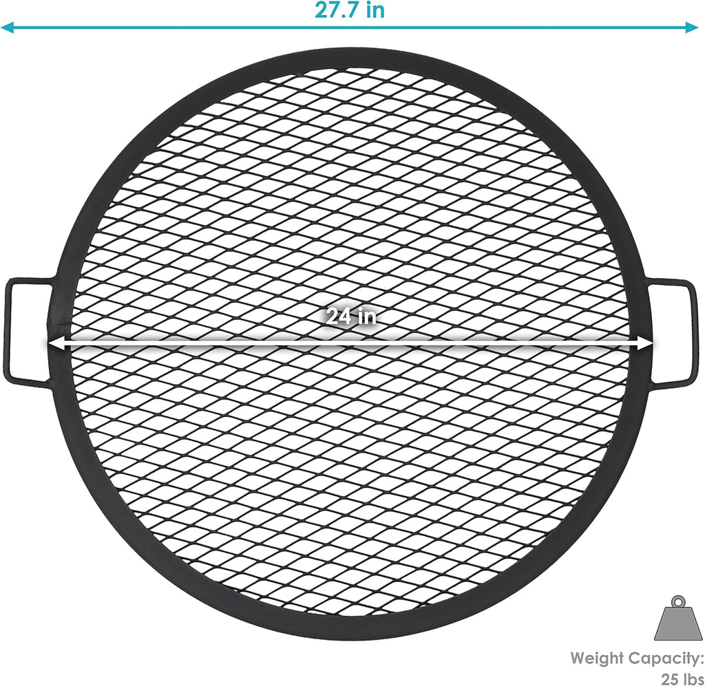 Round Heavy-Duty Steel Campfire Cooking Grate W854515