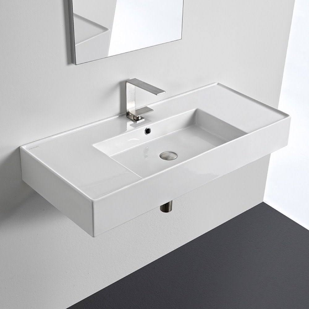 White Bathroom Sink N938