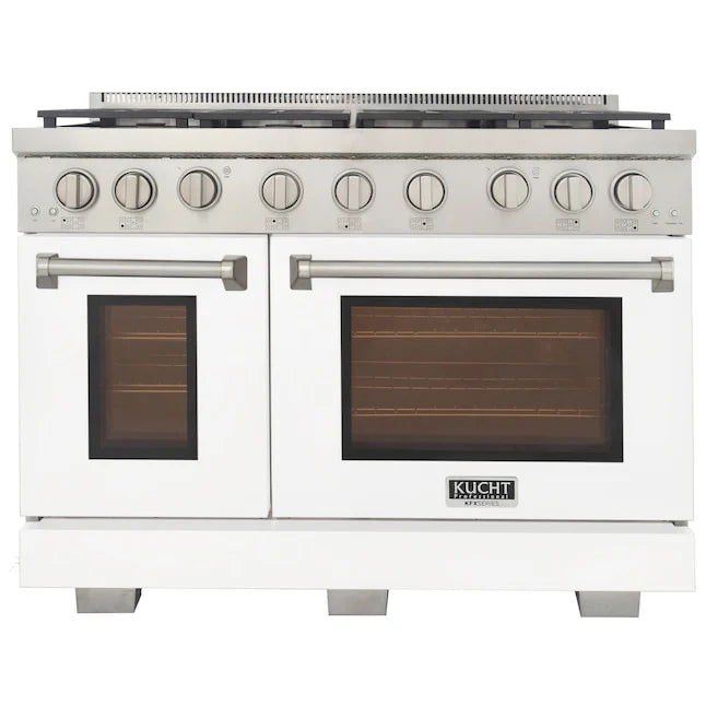 48 6.7 cu. ft. Natural Gas Range in White Y735