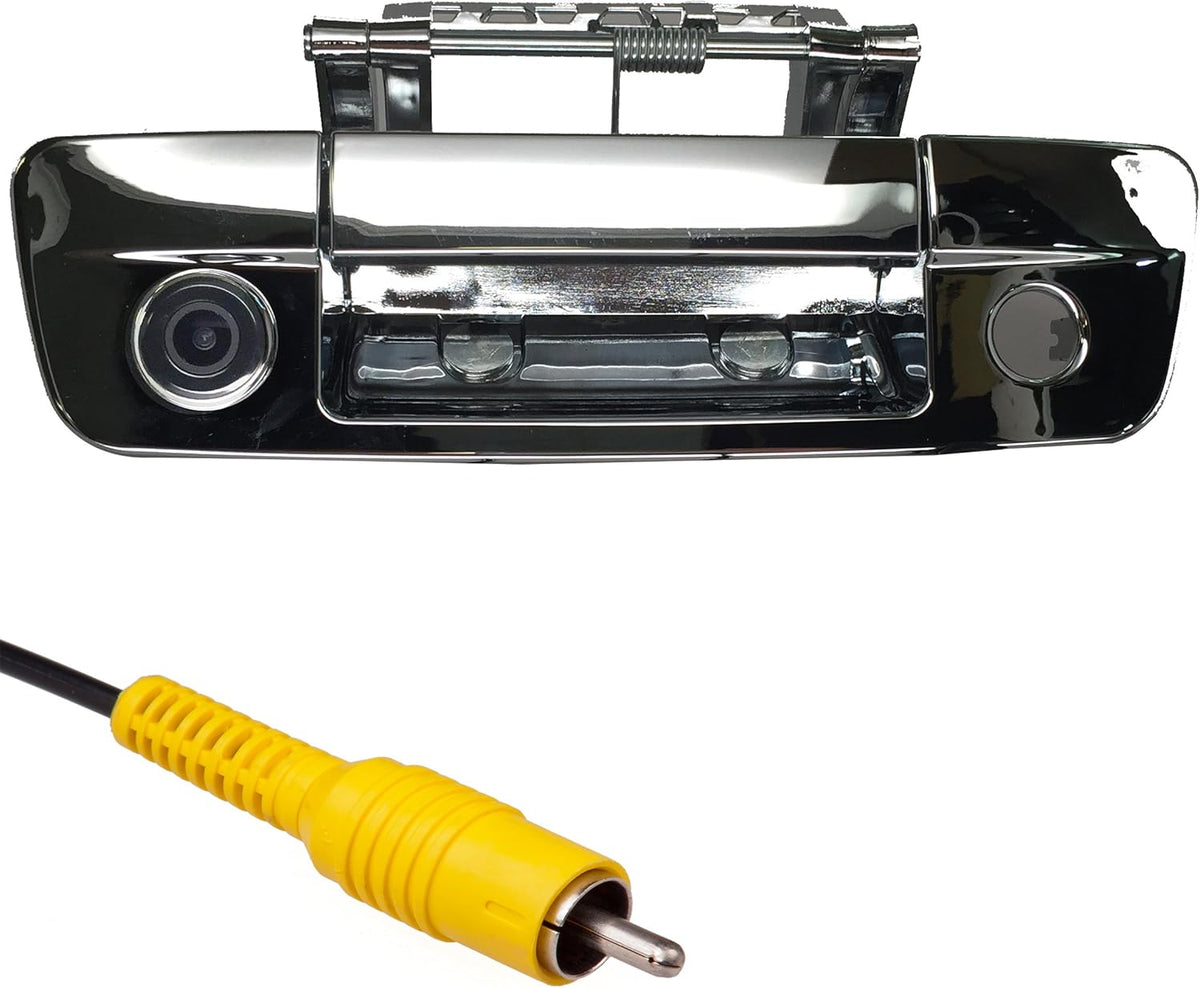 Black Tailgate Handle with Backup Camera C1680