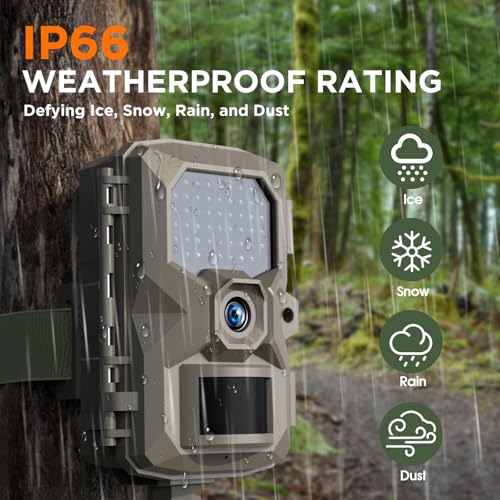4K 48MP Night Vision Trail Camera D857