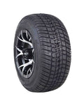 205/50-10 Golf Cart Turf Tire & Black Wheel Kit Z862