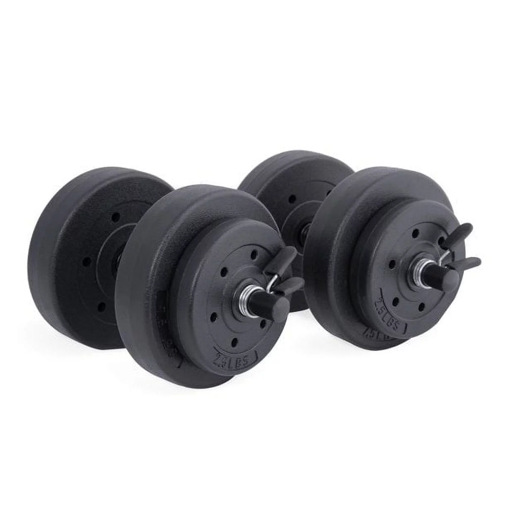 40lb Adjustable Vinyl Dumbbell Set S1852