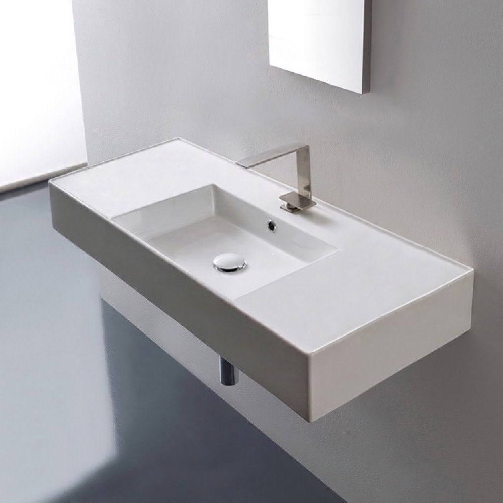 White Bathroom Sink N938