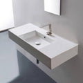 White Bathroom Sink N938