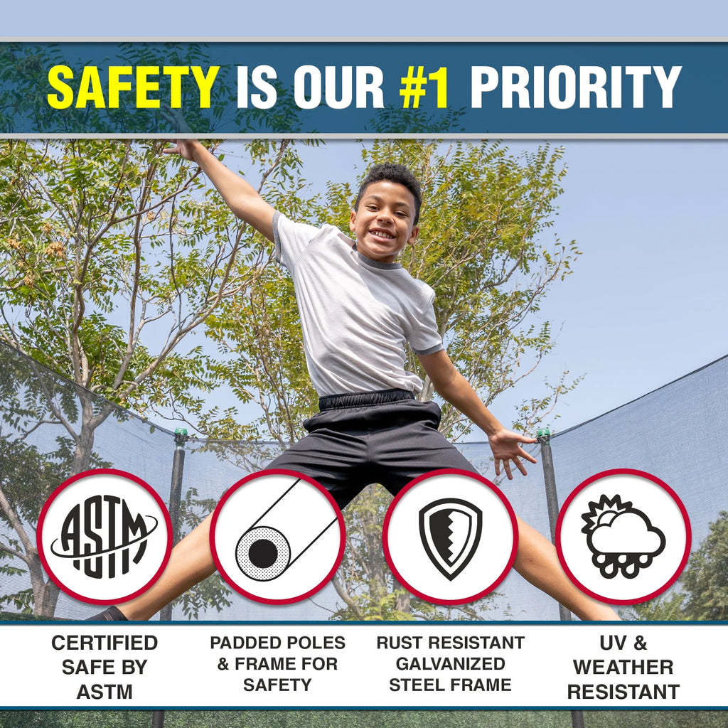 12' Trampoline with Safety Enclosure S209