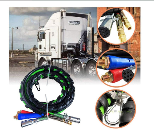12 Ft 3-in-1 Air Line Hose Assemblies for Semi Truck Tractor Trailer V651482