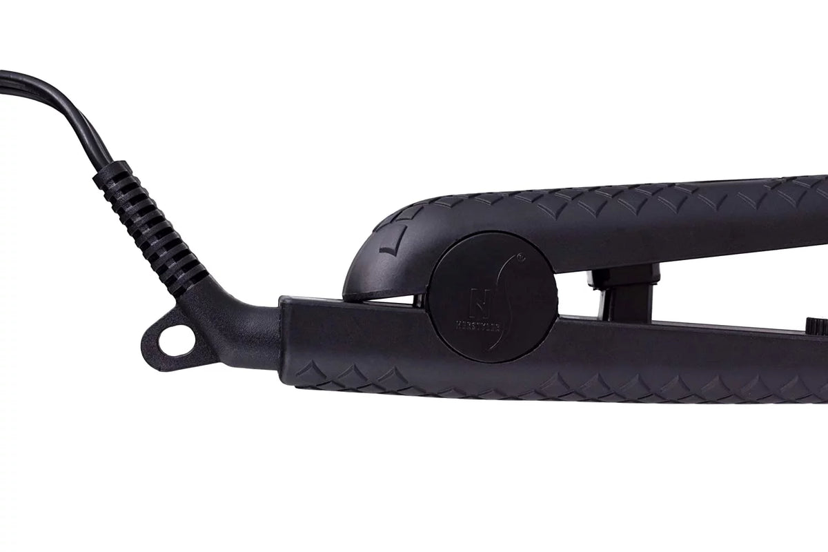 Black 1.25" Ceramic Ionic Flat Iron Hair Straightener M908