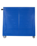 Blue Anodized Aluminum Tool Cart with Tray O58505