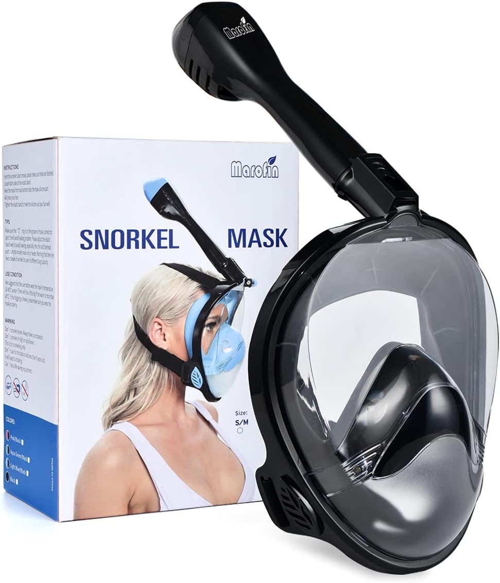 Full Face Snorkel Mask with Camera Mount R159