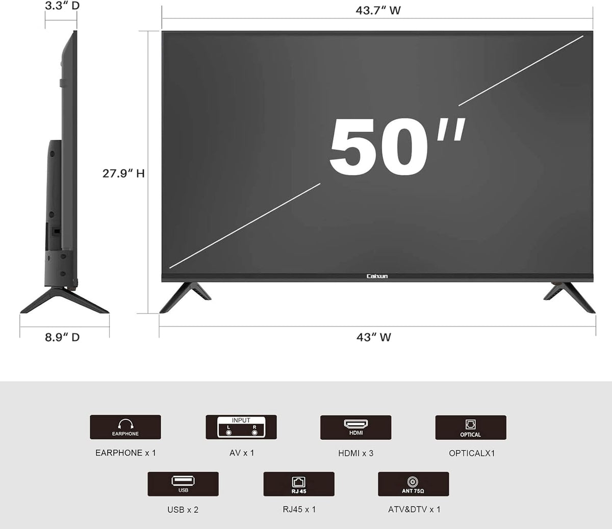 50 inch 4K UHD HDR LED Smart Android TV I98339
