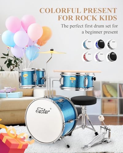 3-Piece 14 inch Junior Drum Set with Bass Tom Snare Drum J172205