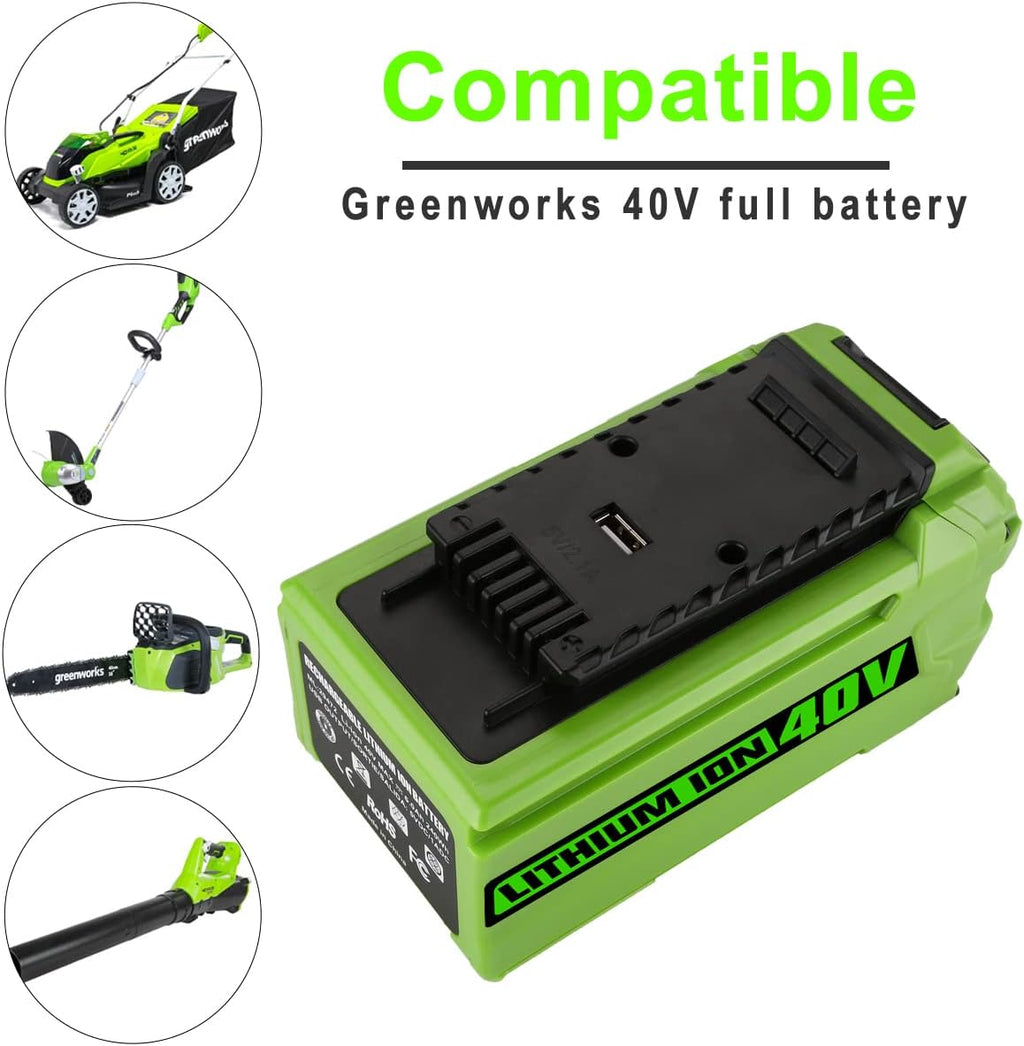 40V 6000mAh Replacement Battery Pack of 2 P5597