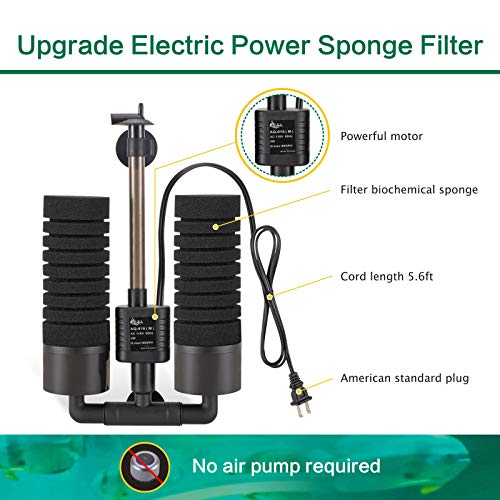 3W/5W Submersible Foam Sponge Filter U20712