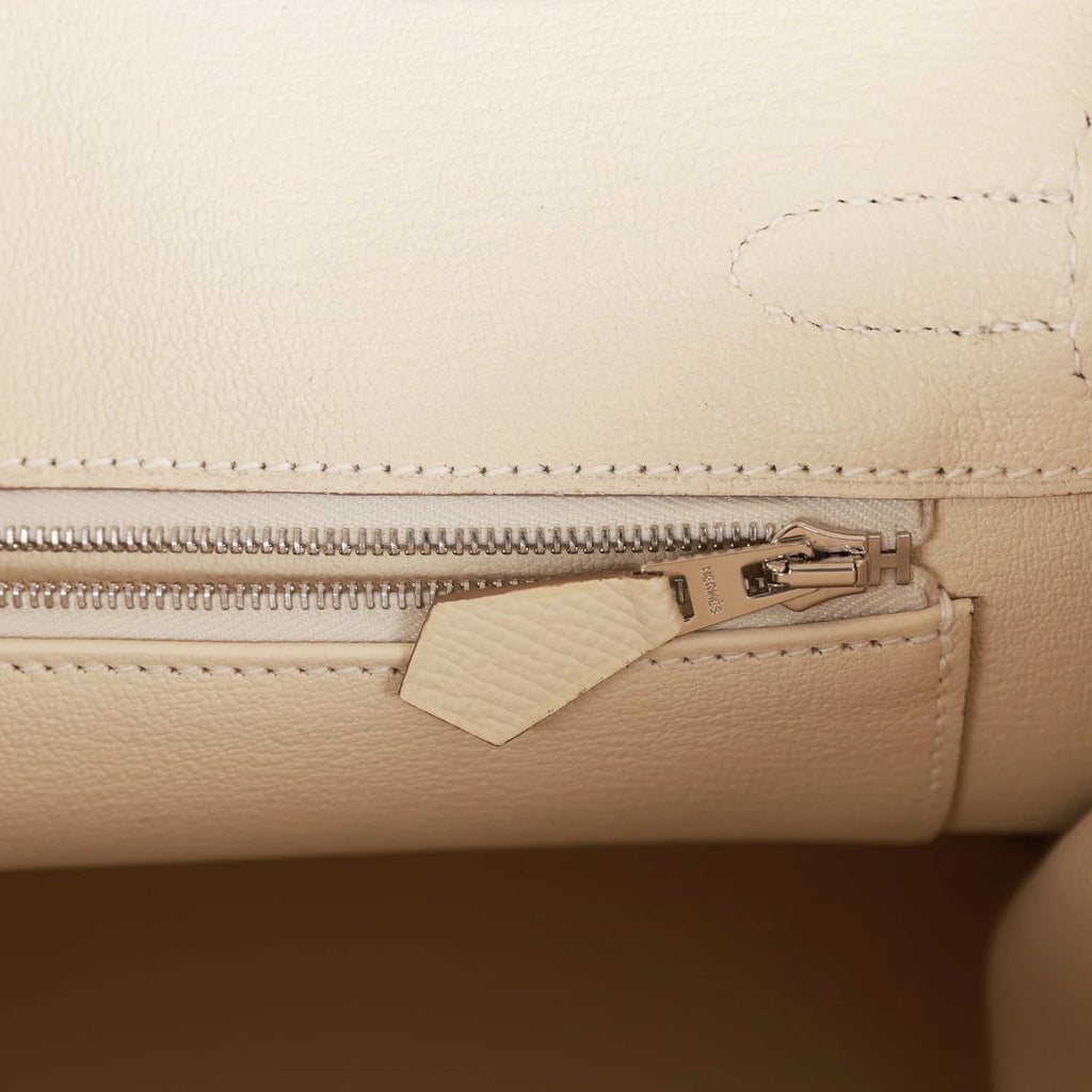 Birkin 30 Craie Epsom Palladium Hardware R152