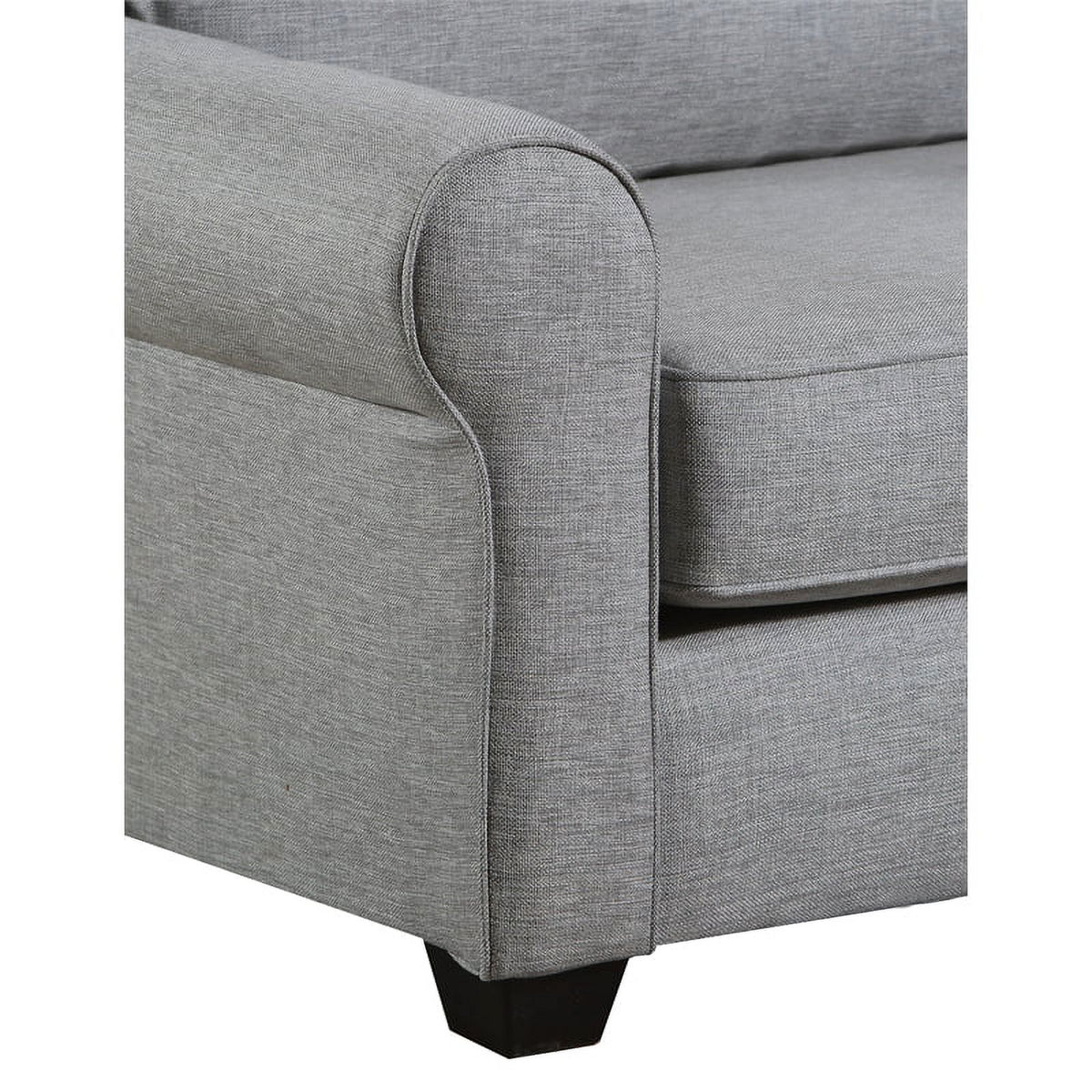 Gray Sofa with Accent Pillows J3325
