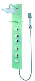 2-Handle Vertical Shower System with Rain Showerhead W38402
