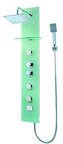 2-Handle Vertical Shower System with Rain Showerhead W38402