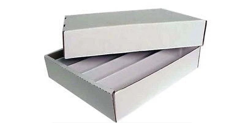 25 - 5000ct 5-Row Cardboard Trading Card Storage Boxes T675
