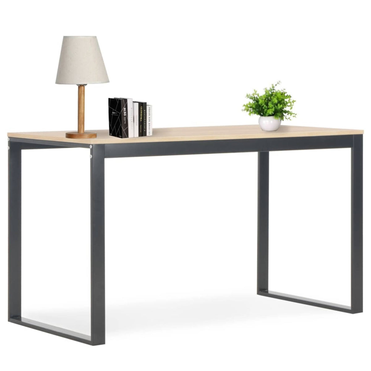 Black and Oak Computer Desk W710