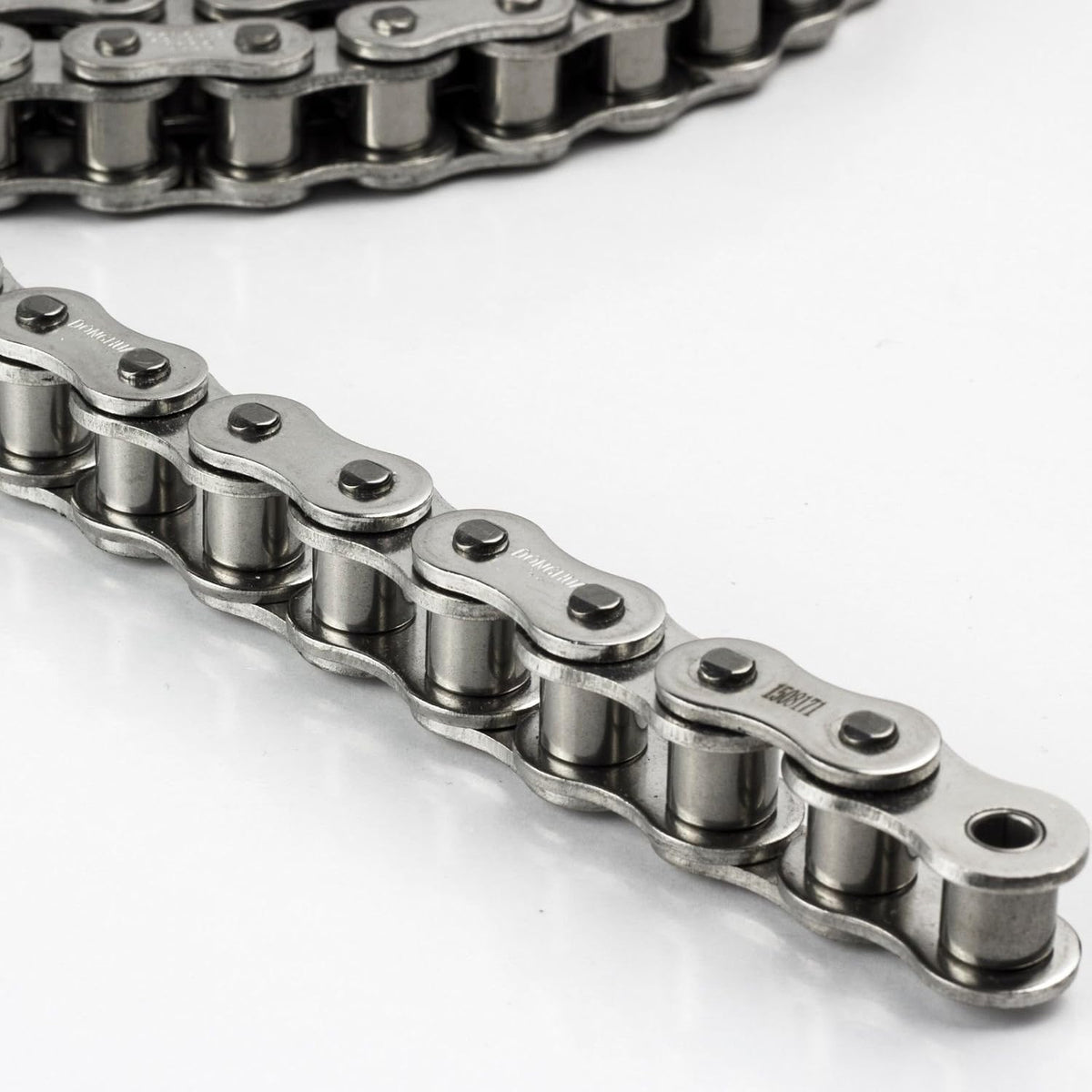 Stainless Steel Roller Chain 50 Feet with 5 Connecting Links L468622