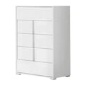 48 inch 5 Drawer White Wooden Chest N207