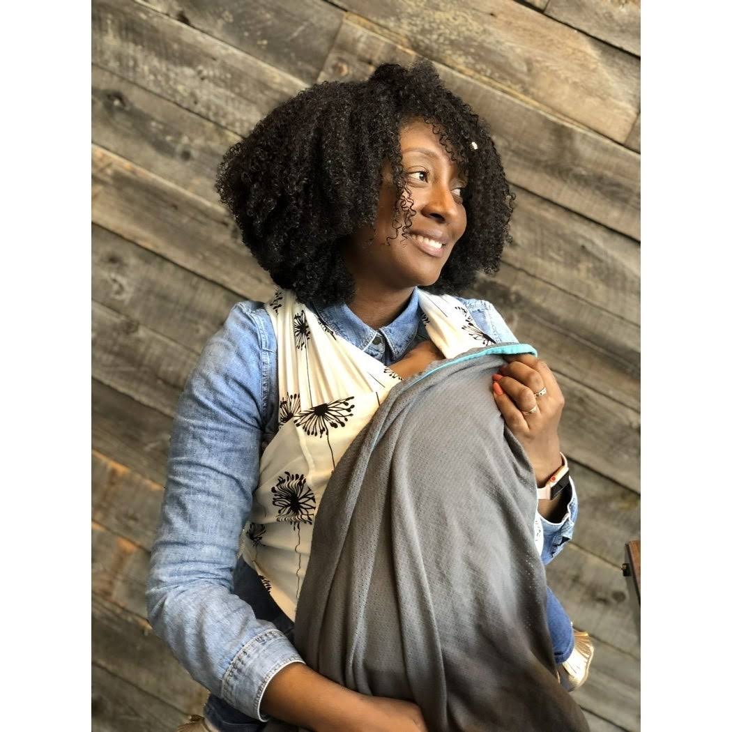 Gray Print Baby Wrap Carrier F867