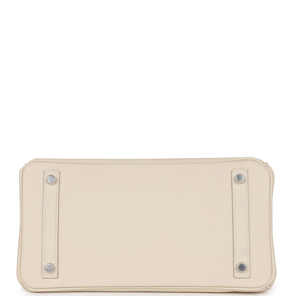 Birkin 30 Craie Epsom Palladium Hardware R152