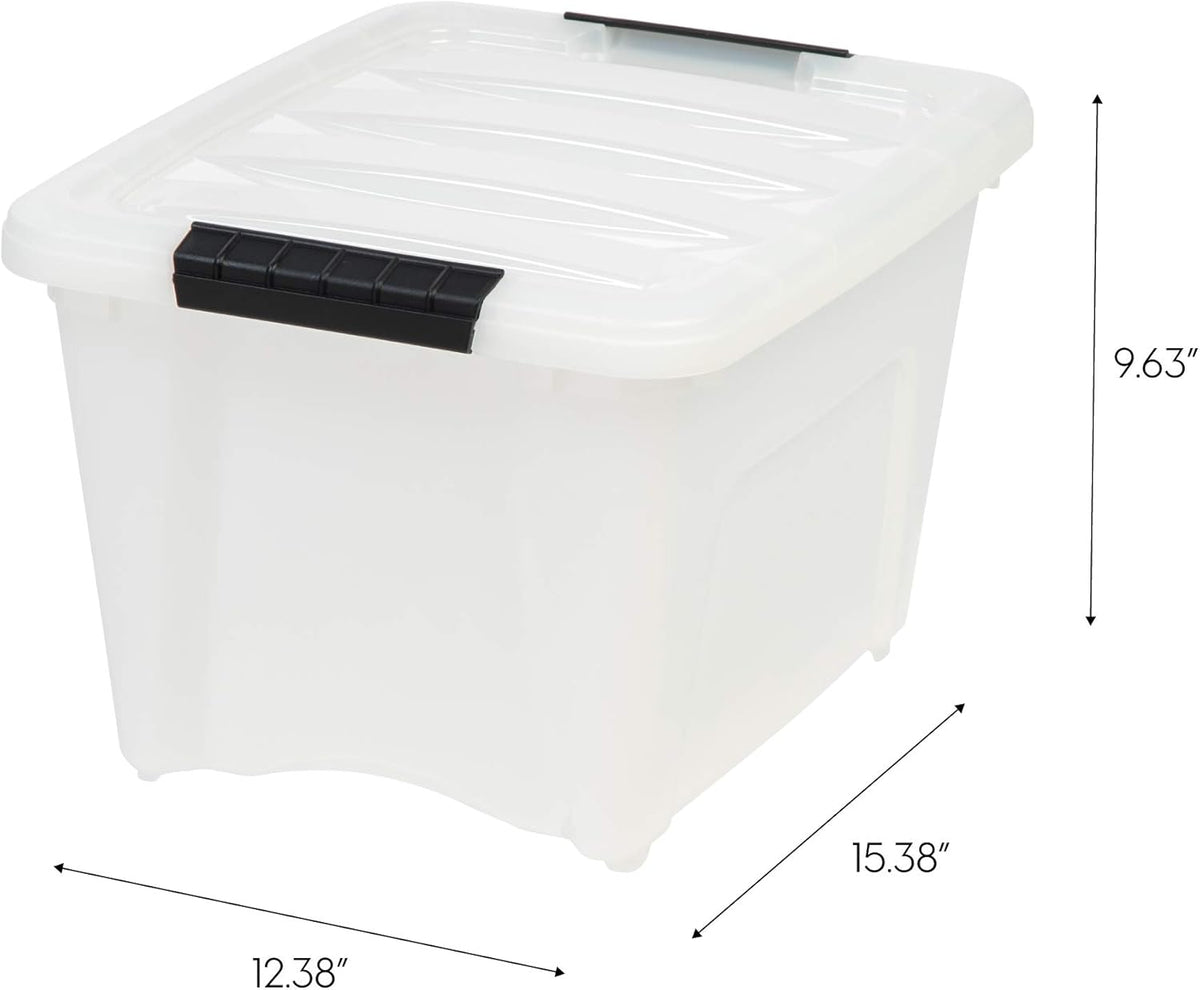 12 Quart Stack & Pull Box, 10 Pack L80193