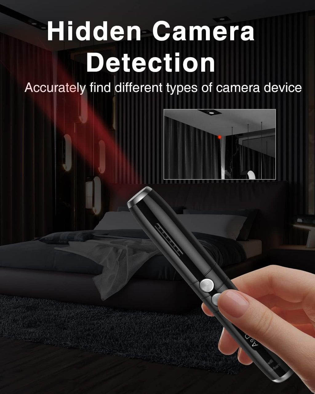 Hidden Camera Detector with 3 Modes, 5 Levels Sensitivity O1249
