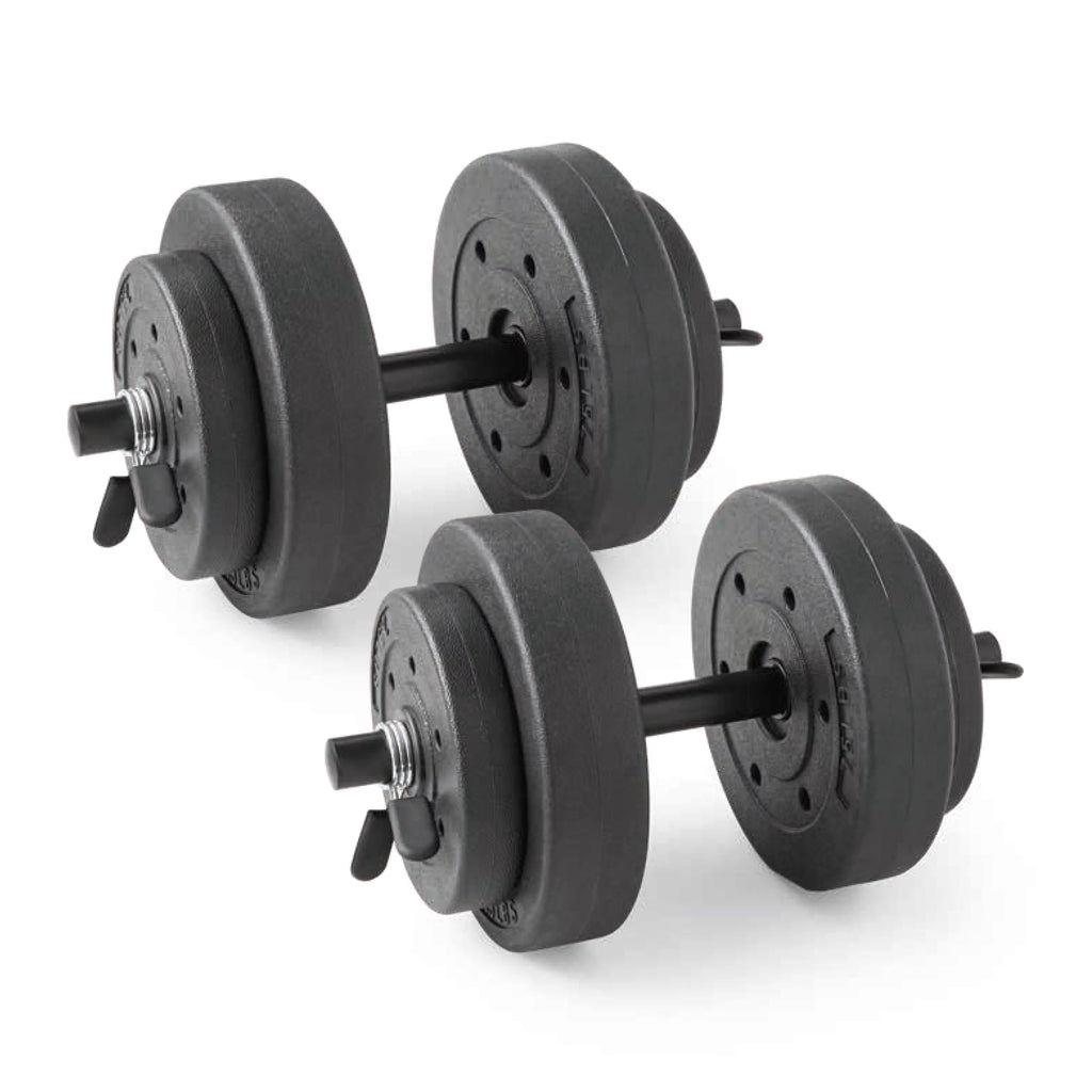 40lb Adjustable Vinyl Dumbbell Set S1852