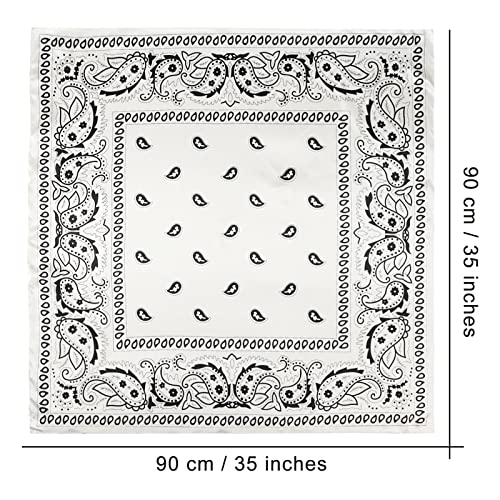 35” Satin Large Square Head Scarves - 4PCS Silk Like Neck Scarf Hair Sleeping Wraps H6226