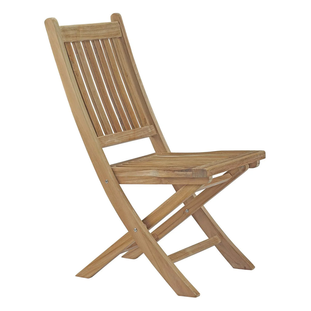 Natural Teak Folding Chair Y604848