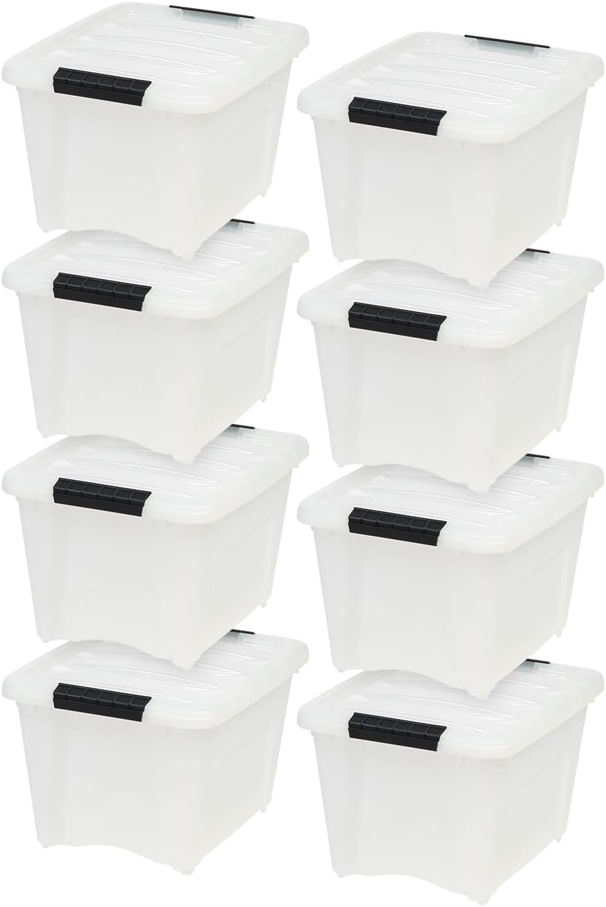 12 Quart Stack & Pull Box, 10 Pack L80193