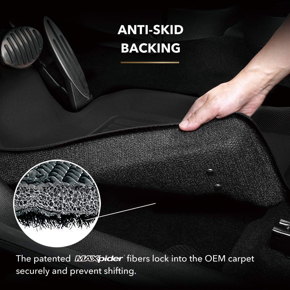 All-Weather Floor Mats Custom Fit Car Floor Liners Black Q827
