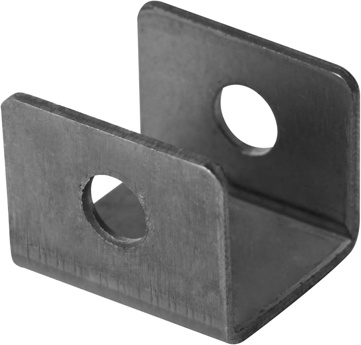 20 Pcs Weldable U Bracket with 2 Holes, Stamped Carbon Steel, Thickness 1.9 mm Y785360