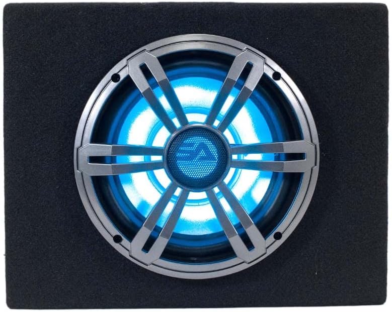 8 Inch 400 Watt Car Audio Subwoofer Enclosure with RGB Illumination L452739