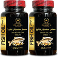 Omega 3 Fish Oil Liquid Supplement, Non-GMO Gluten Free, 120 Capsules D930
