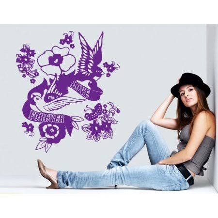 Black 39in x 46in Wall Decal E858