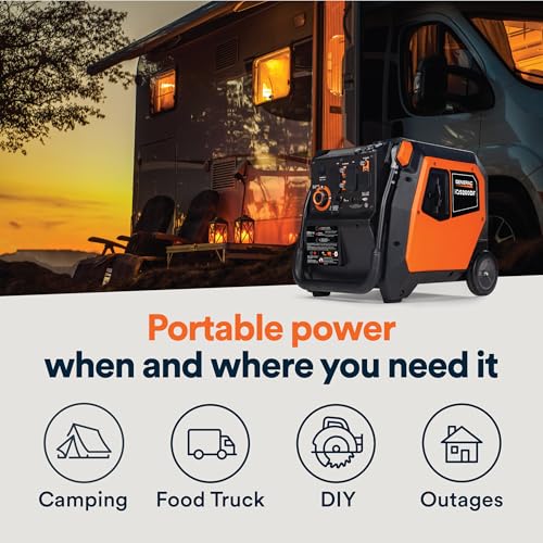 3,300-Watt Gas-Powered Portable Inverter Generator S585926
