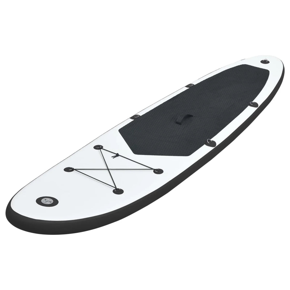 Inflatable Paddleboard Set Black and White M244682
