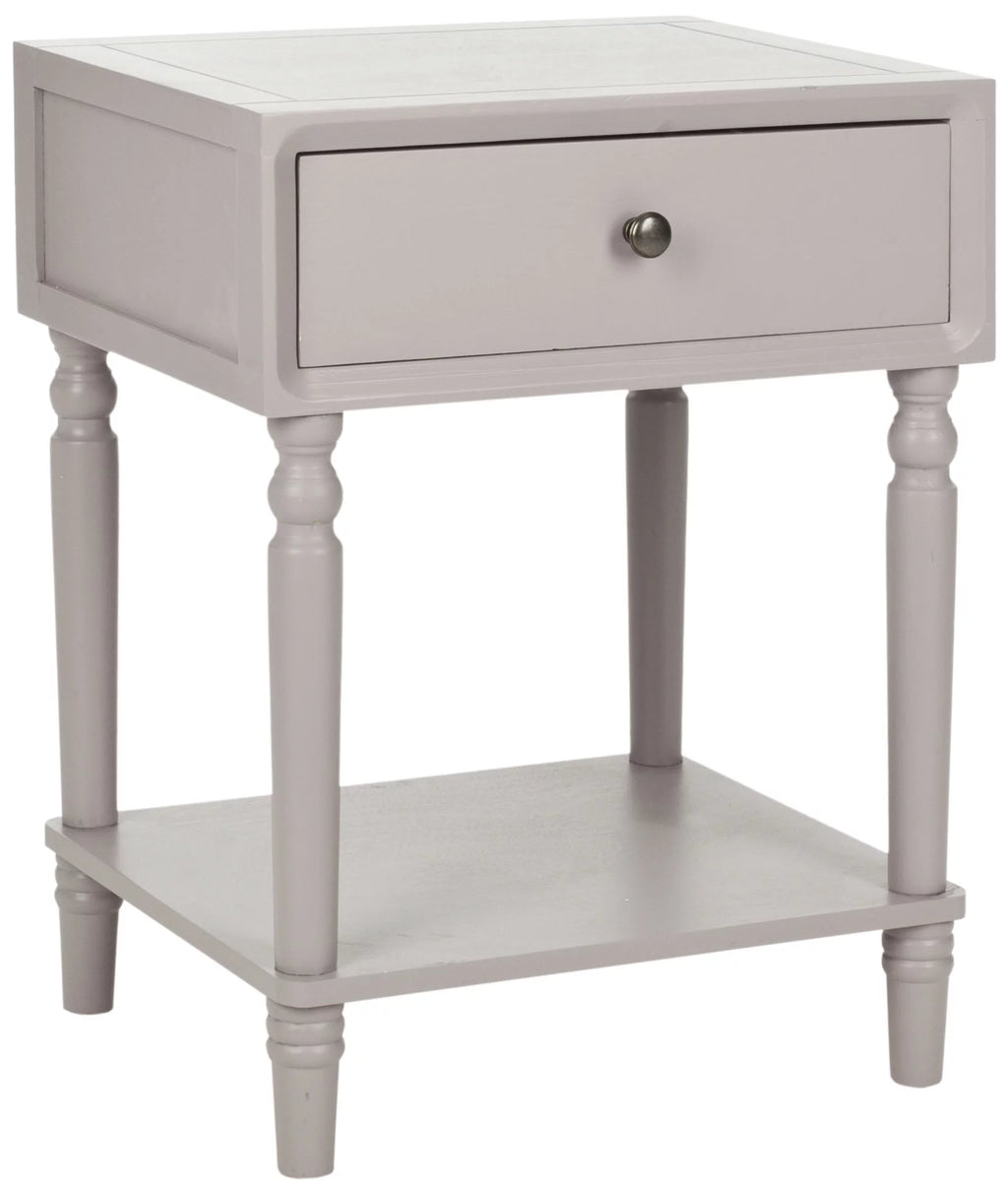 Rustic Nightstand with Storage Drawer C359