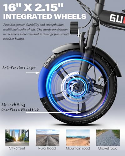 750W Folding Electric Bike with Removable Battery D401754